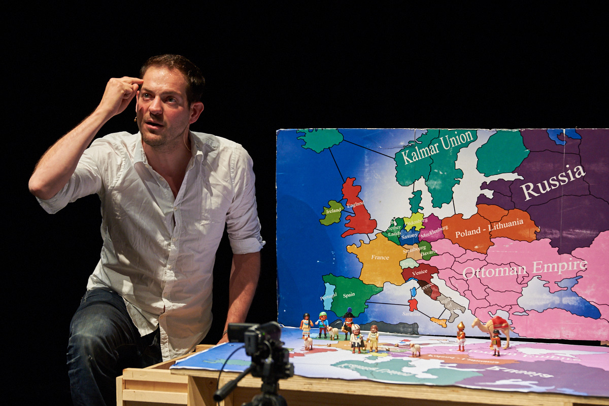 Visionen für Europa, erklärt von Lucas De Man mit Playmobilfiguren